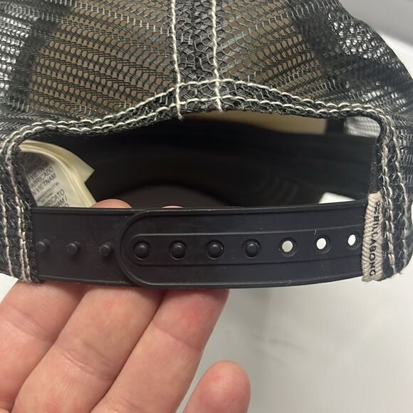 Billabong California Love Baseball Adjustable Hat Grey Nature Bear - Picture 8 of 11